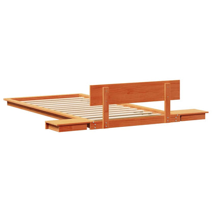 Bettgestell Braun 90 x 200 cm Holz