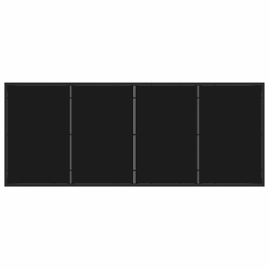 Garten Essgruppe 9 pcs Weiß Pulverbeschichteter Stahl