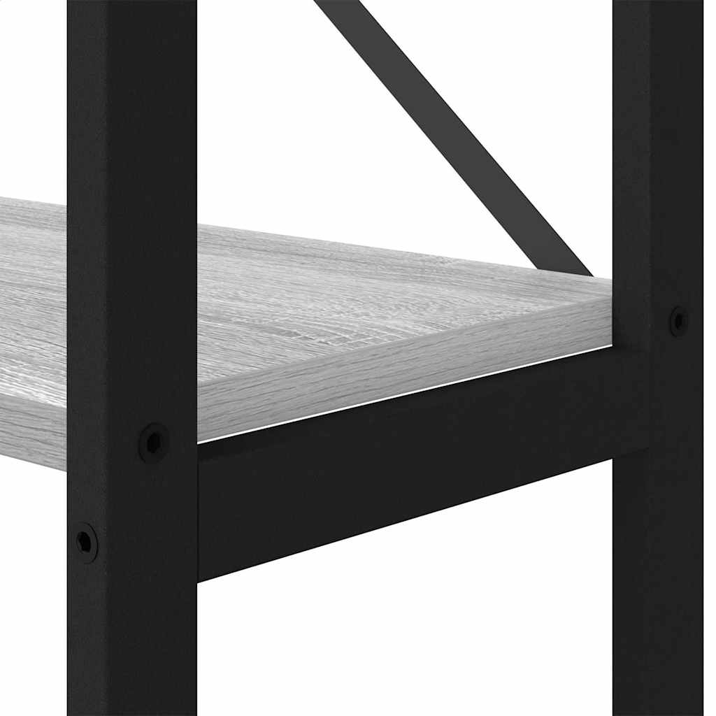 Bücherregal Grau Sonoma 40 x 30 x 189,5 cm Holzwerkstoff