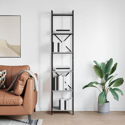 Bücherregal Grau Sonoma 40 x 30 x 189,5 cm Holzwerkstoff