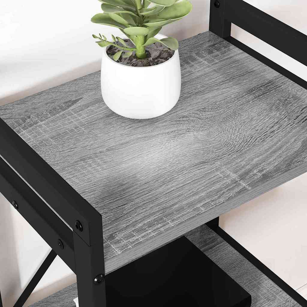 Bücherregal Grau Sonoma 60 x 30 x 85 cm Holzwerkstoff