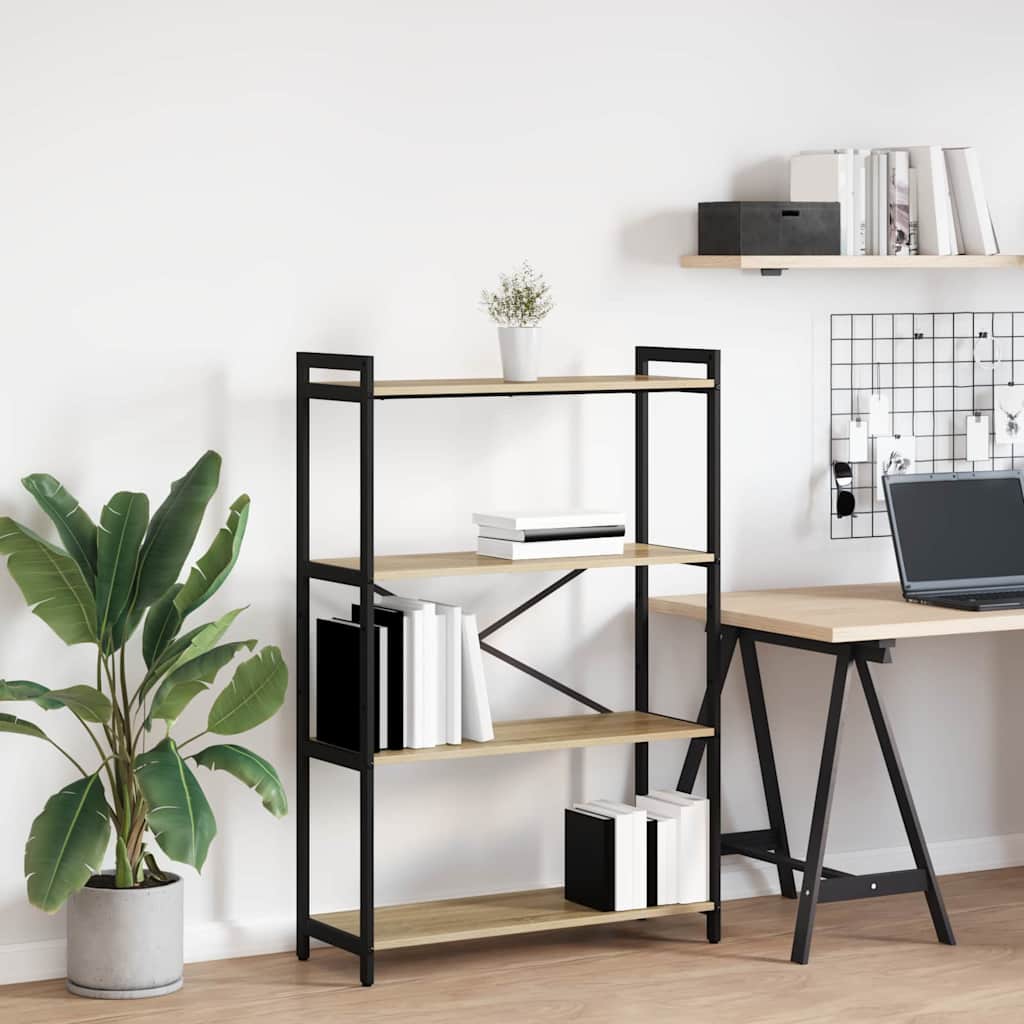 Bücherregal Sonoma-Eiche 80 x 30 x 120 cm Holzwerkstoff