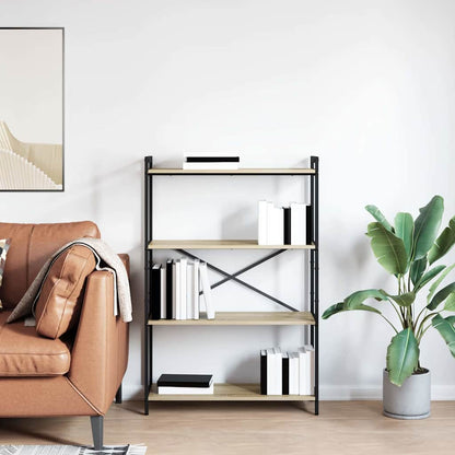 Bücherregal Sonoma-Eiche 80 x 30 x 120 cm Holzwerkstoff