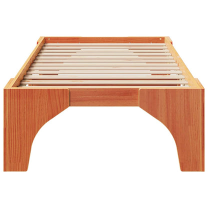 Bettrahmen Braun 80 x 200 cm Massives Kiefernholz