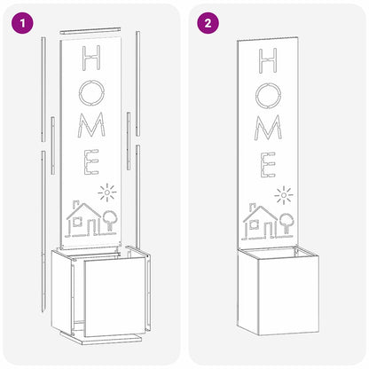 Garten Sichtschutz-Leinwand Olivgrün 32 x 32 x 150 cm