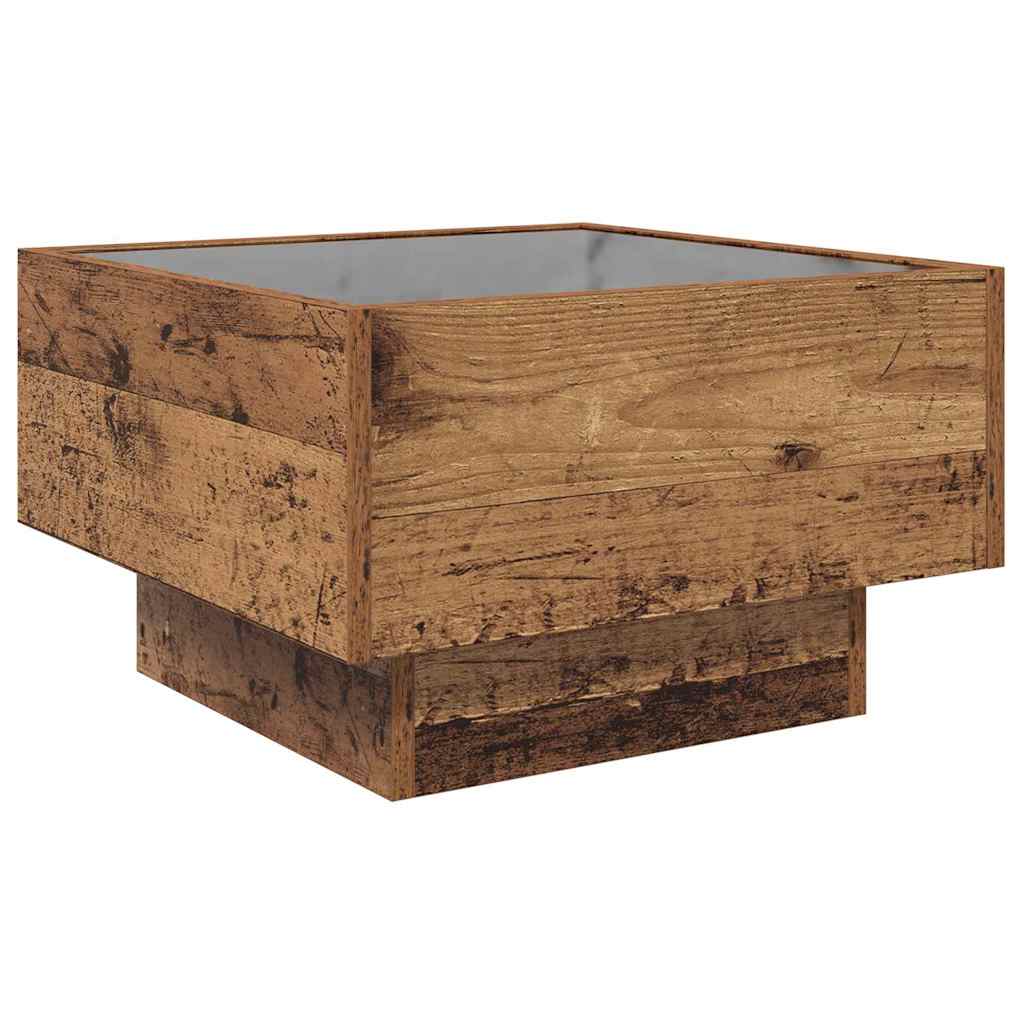 Couchtisch Altholz 50 x 50 x 30 cm Holzwerkstoff