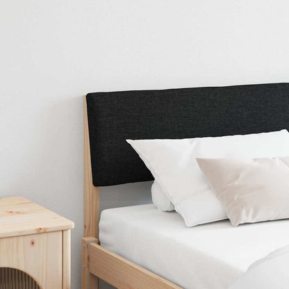 Gepolstertes Kopfteil Schwarz 200 cm Massives Kiefernholz
