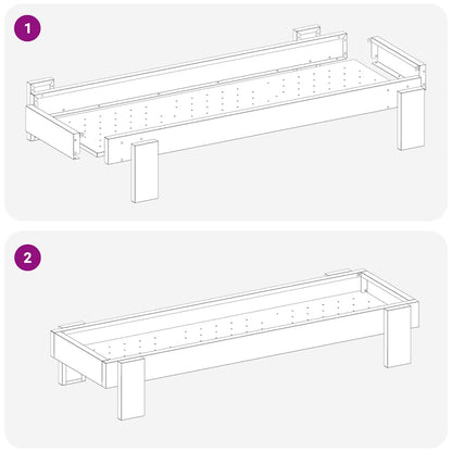 Hühnerfütterungsrinne Silber 80 x 28 x 13,5 cm Verzinkter Stahl