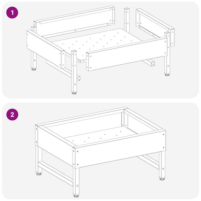 Vogel-Feeder Olive Grün 34 x 26 x 16 cm Kaltgewalzter Stahl