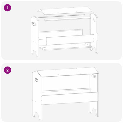 Futtertröge für Nutztiere Olive Grün 79 x 35 x 62 cm