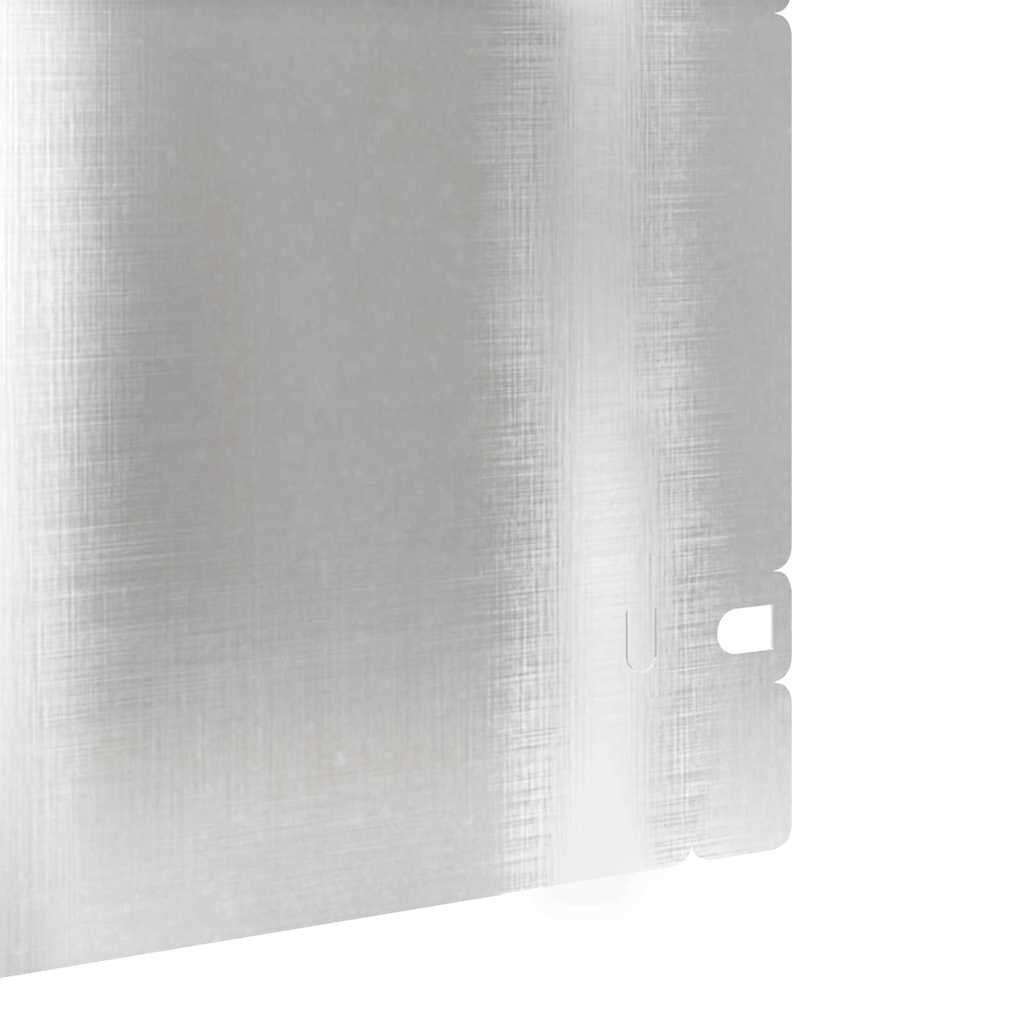 Rasenkanten 30 pcs Silber 103 x 0,05 x 22 cm Edelstahl