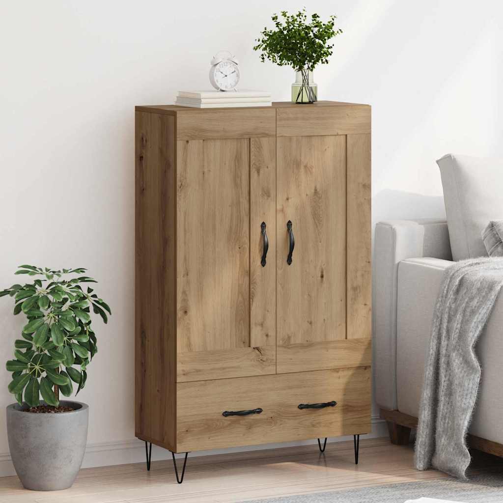Highboard Artisan-Eiche 69,5 x 31 x 115 cm Holzwerkstoff