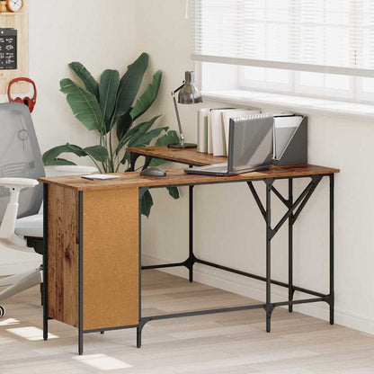 Schreibtisch Altholz 141 x 141 x 75 cm Holzwerkstoff