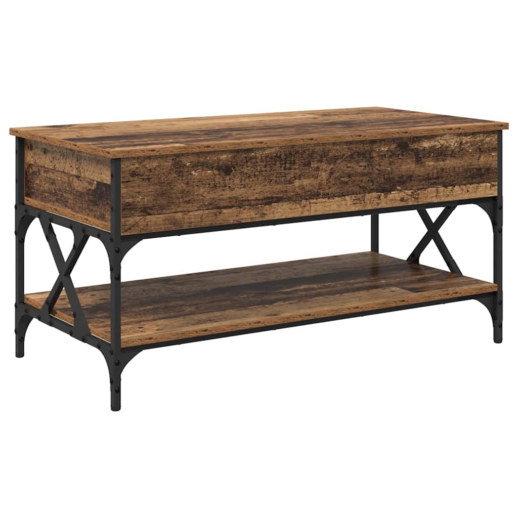 Couchtisch Altholz 100 x 50 x 50 cm Holzwerkstoff