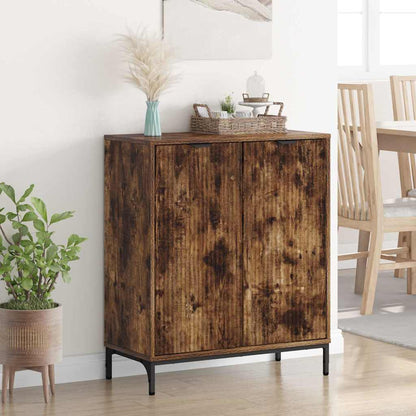 Sideboard Geräucherte Eiche 69,5 x 33 x 82 cm Holzwerkstoff