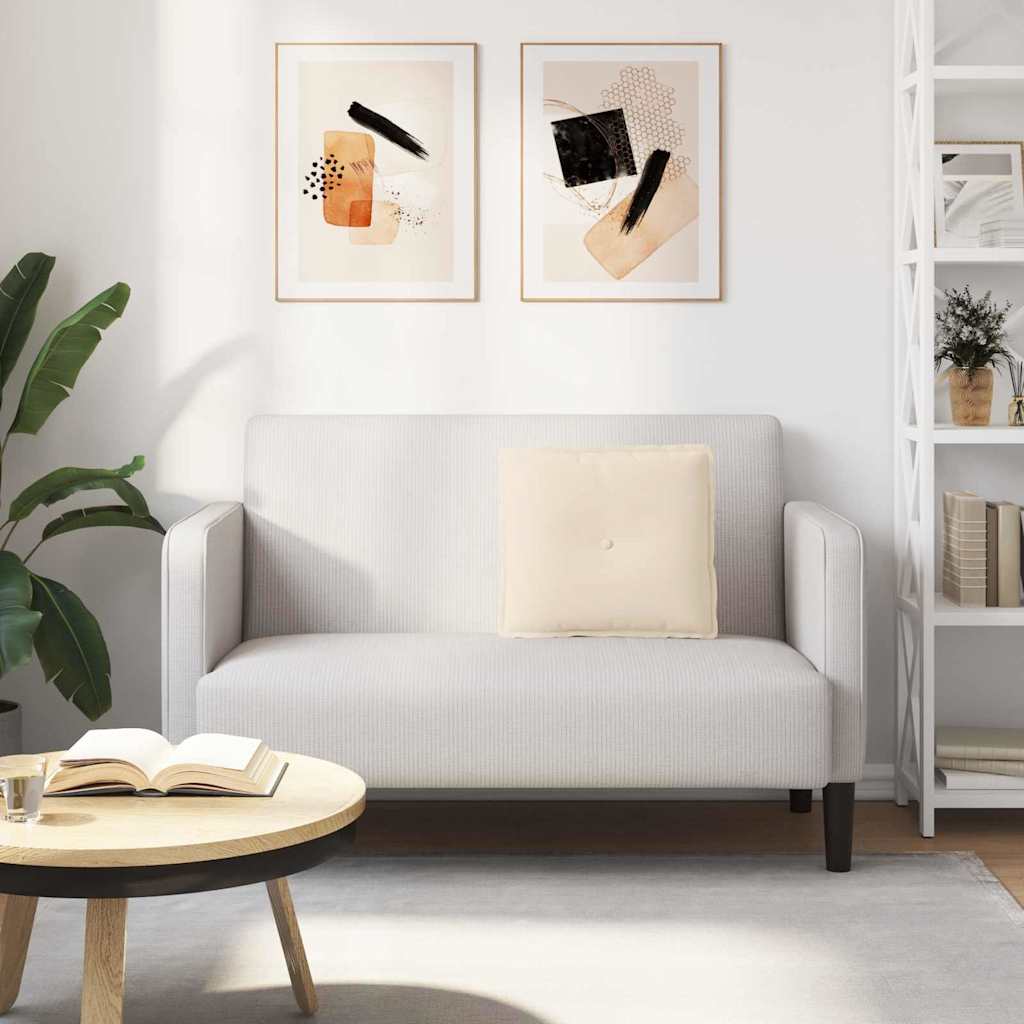 Rückenkissen Beige 50 x 45 cm Mikrofaserstoff