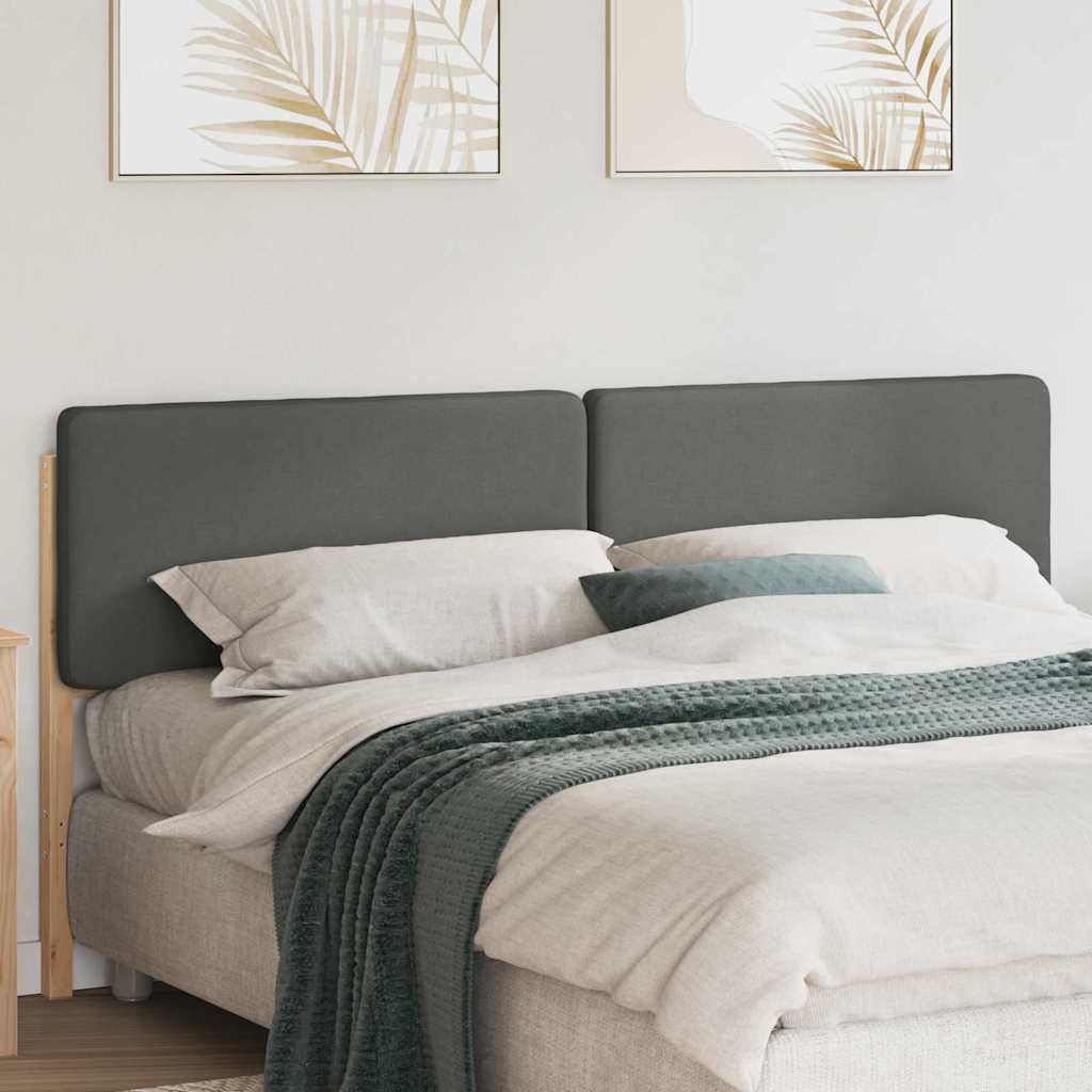 Gepolstertes Kopfteil mit Kopfteil Braun und Hellgrau 200 cm