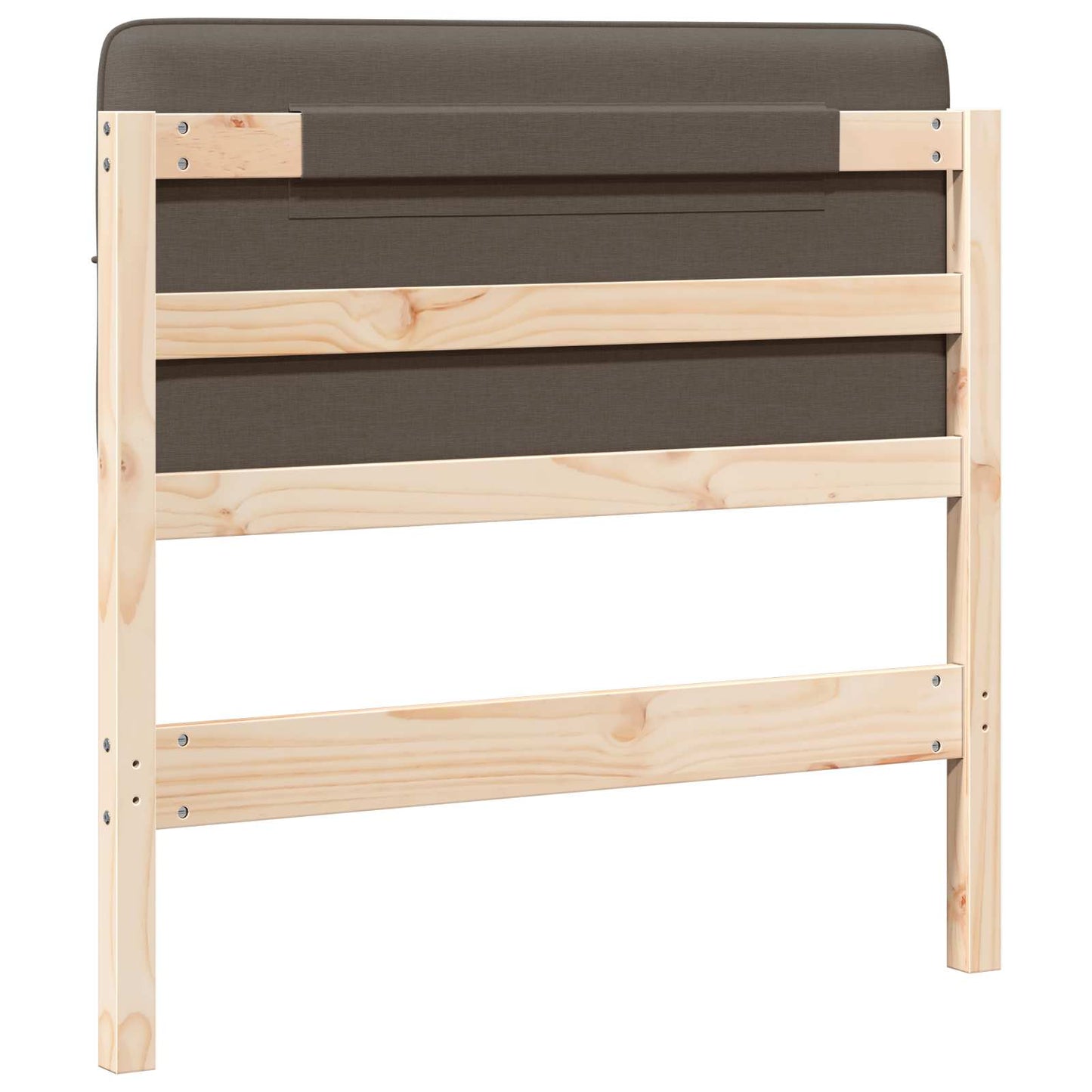 Gepolstertes Kopfteil mit Kopfteil Braun und Taupe 90 cm