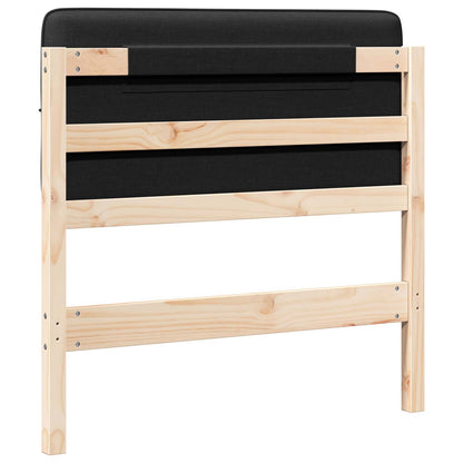 Gepolstertes Kopfteil mit Kopfteil Braun und Schwarz 80 cm