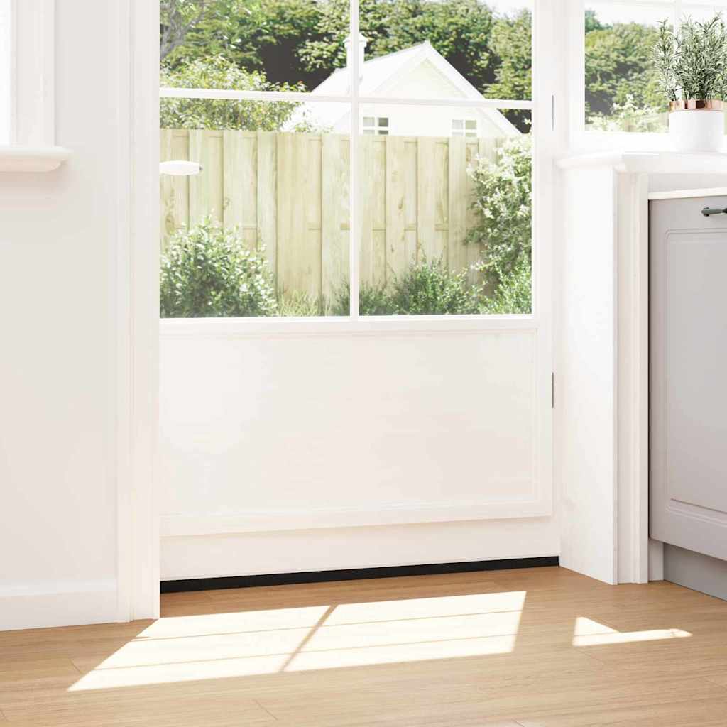 Aufsteck Türbürstendichtungen 2 pcs Weiß 100 cm