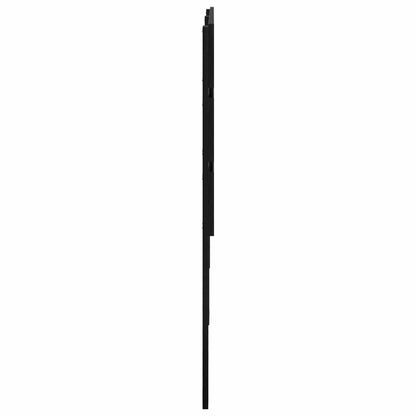 Kopfteil Schwarz Eichen-Optik 200 cm Holzwerkstoff