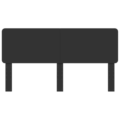 Kopfteil Schwarz Eichen-Optik 200 cm Holzwerkstoff