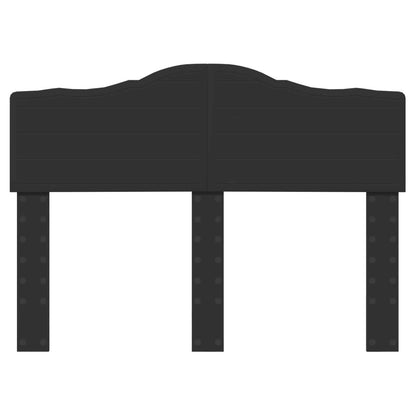 Kopfteil Schwarz Eichen-Optik 135 cm Holzwerkstoff