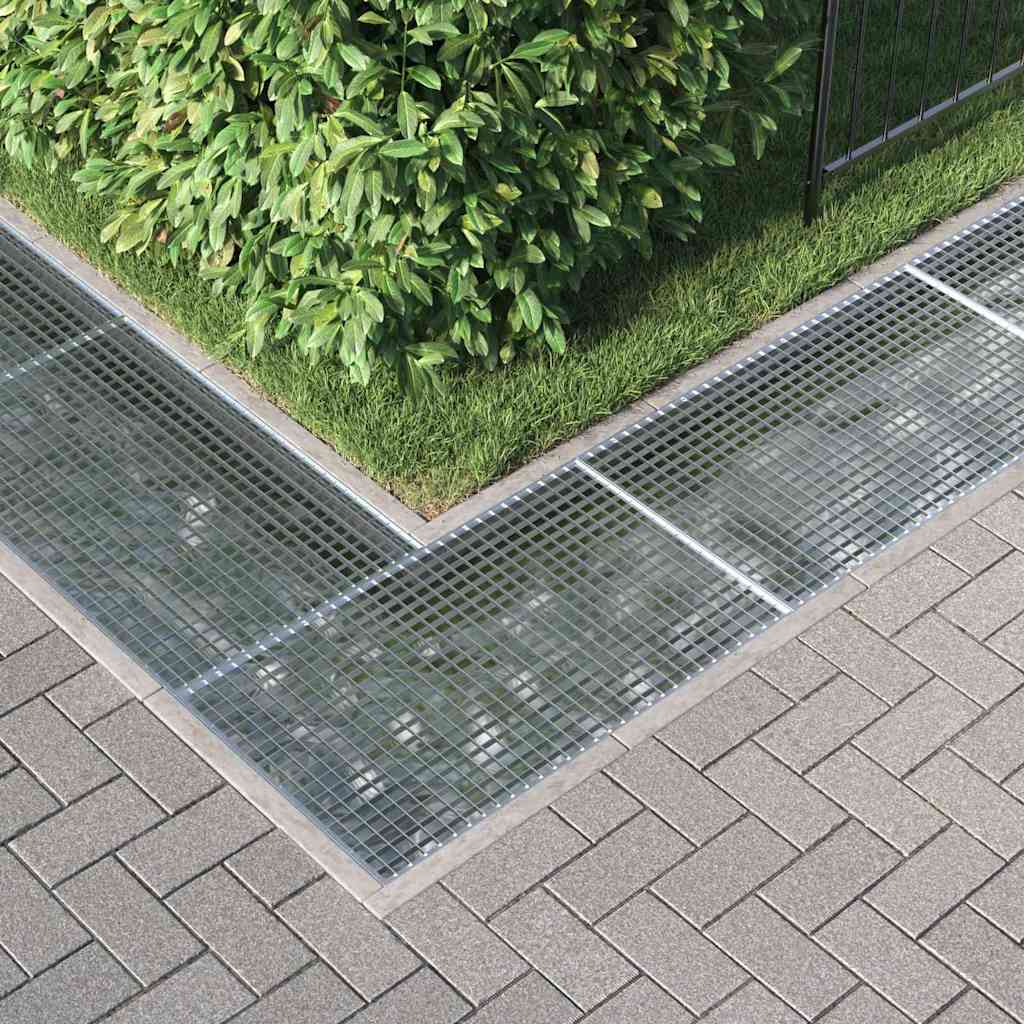 Gitter Silber 30 x 30 x 2 cm Feuerverzinkter Stahl