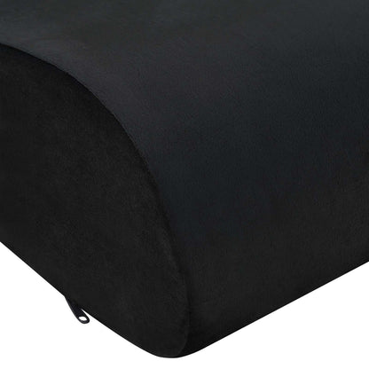 Sitzkissen Uni Schwarz 40 x 40 x 13 cm PU-Schaum