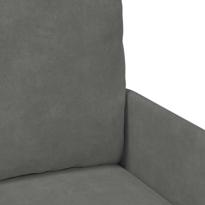 Sofas mit Kissen 55cm Dunkelgrau Sperrholz