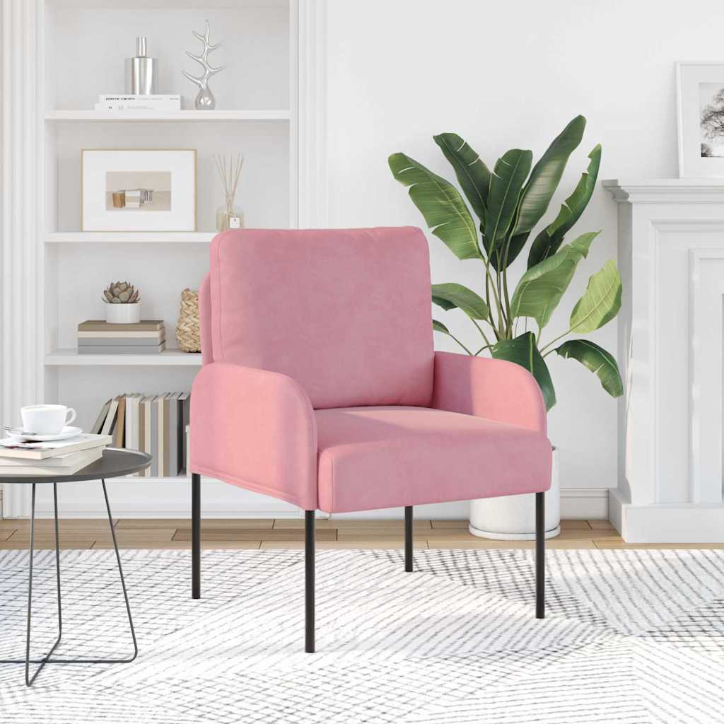 Sofas mit Kissen 55cm Rosa Sperrholz