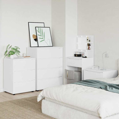 Stauraumschränke Weiß 80 x 48 x 105 cm Holzwerkstoff