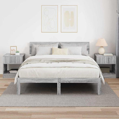 Beistelltisch 2 pcs Graues Sonoma 40,5 x 40 x 45 cm