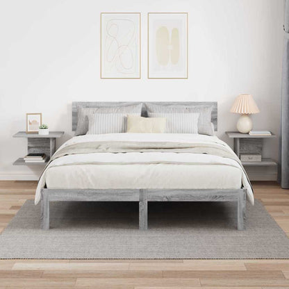 Nachttisch 2 pcs Graues Sonoma 40 x 30 x 25 cm Holzwerkstoff