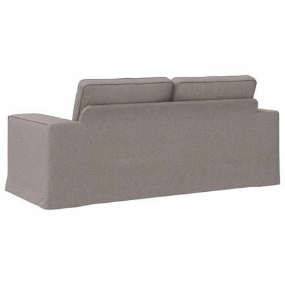 Sofa Taupe 182 x 80 x 82 cm Stoff