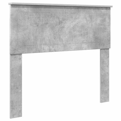 Bettrahmen Beton Grau 100 x 200 cm Massives Kiefernholz
