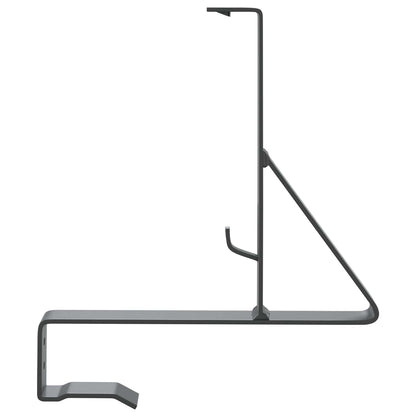 Schneewächter Unterstützung 2 pcs Anthrazit 29,5 x 3 x 34,5 cm