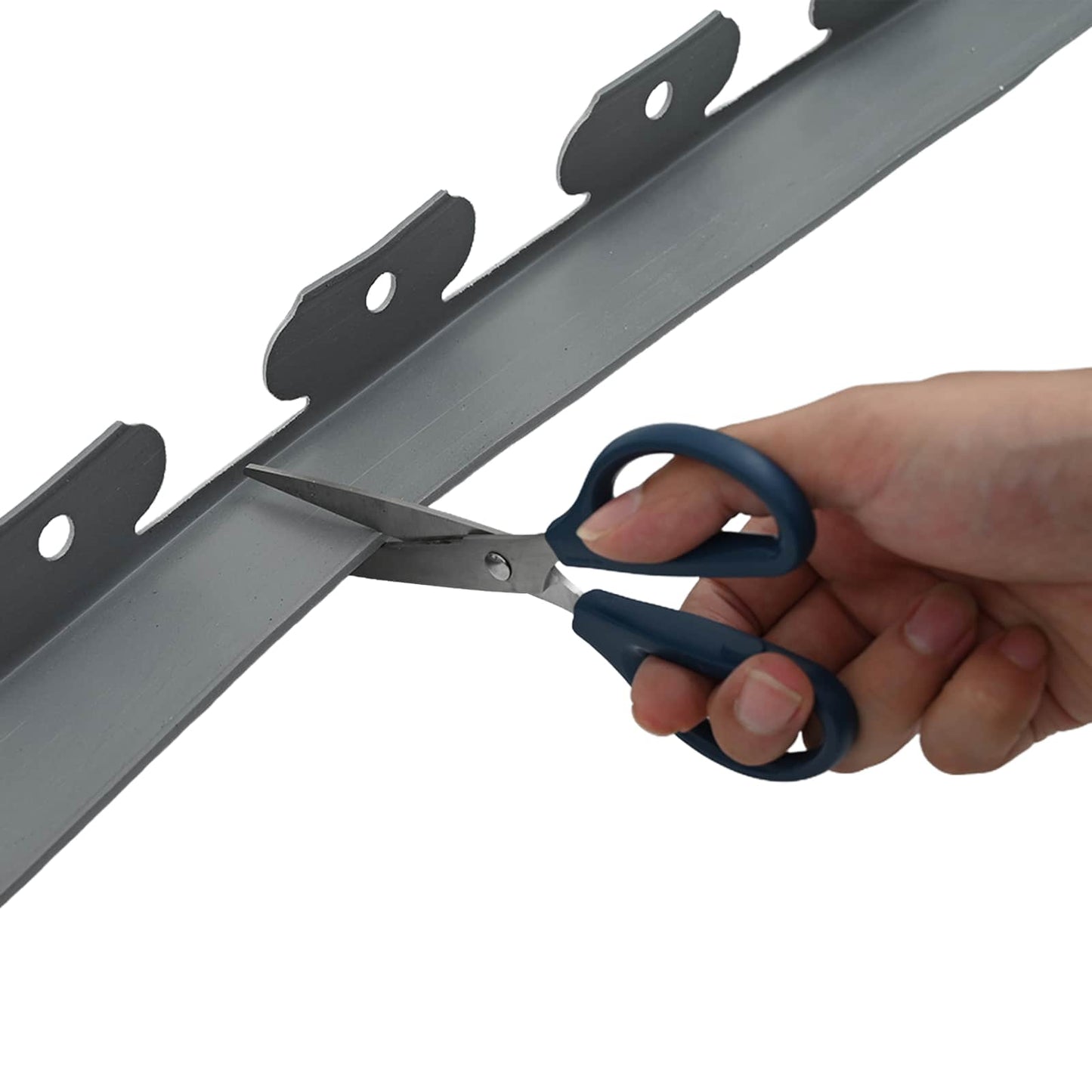 Rasenkanten Grau 2000 x 4 x 5 cm Kunststoff