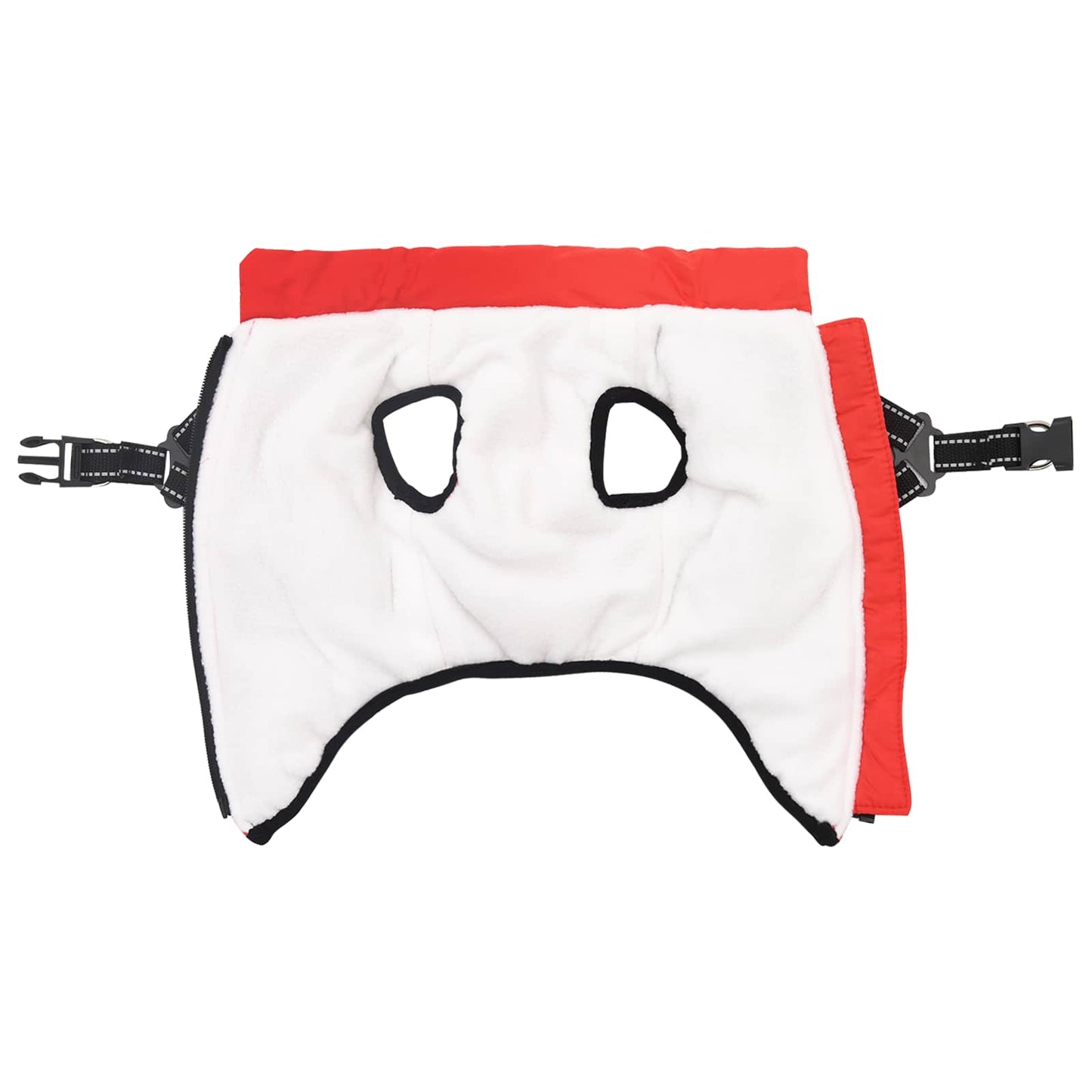 Hundemantel Rot L32 Fleece und Polyester