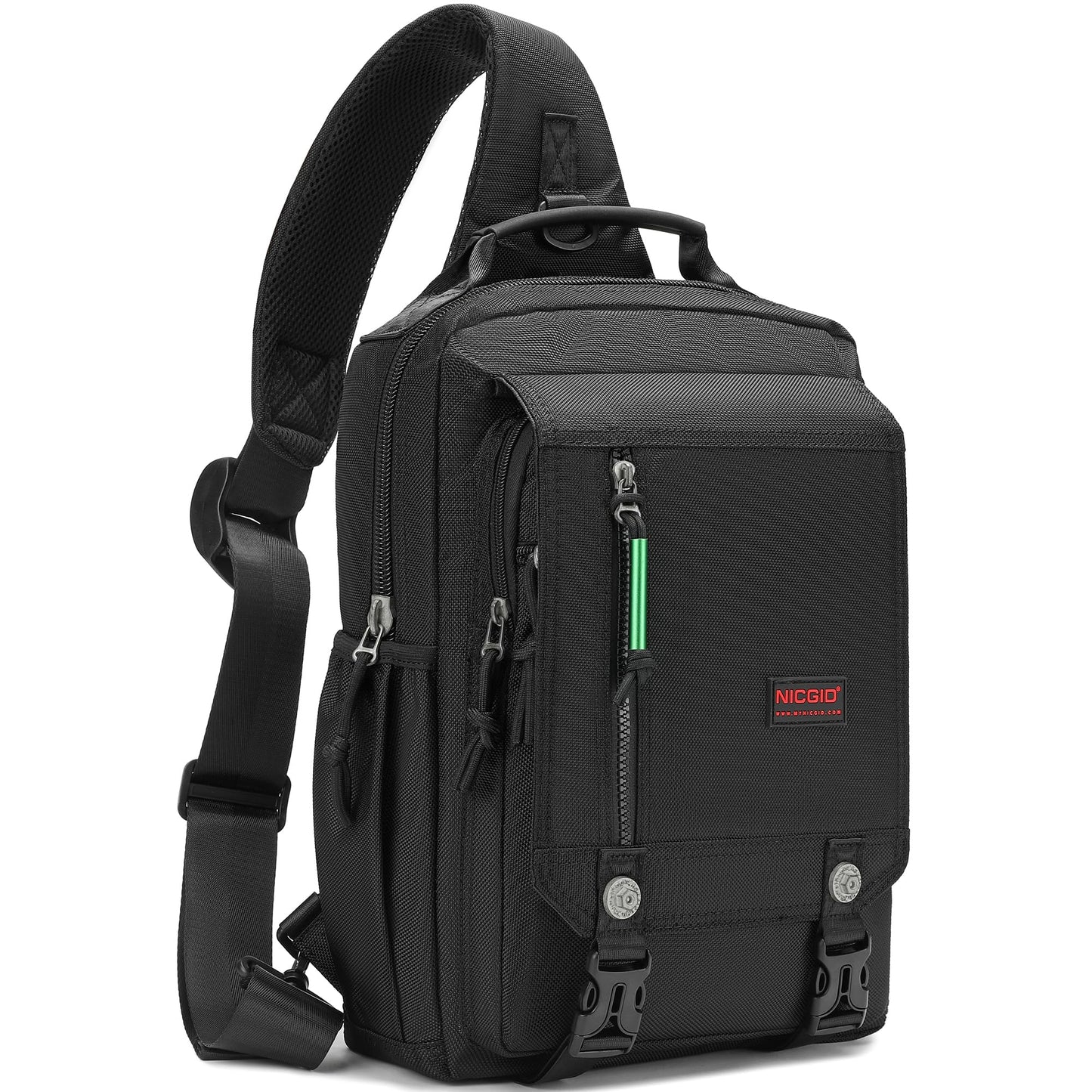 NICGID Sling Bags Brust-Schulter-Rucksäcke, 14,1'' Laptop-Rucksack, Umhängetasche, Messenger Bag, Reise- und Outdoor-Tasche, Herren- und Damen-Rucksack