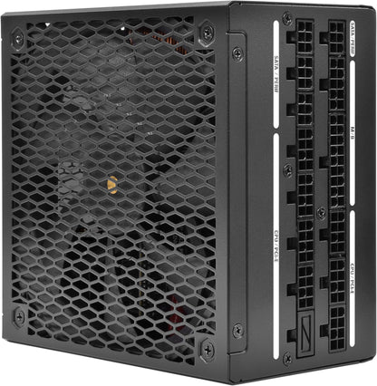 Super Flower Leadex III ATX 3.1 1000W, Cybenetics Platinum, 80+ Gold, 10 Years Warranty, ECO Semi-Fanless Mode, FDB Fan with Copper Shaft, Full Modular Power Supply, SF-1000F14GE, Black