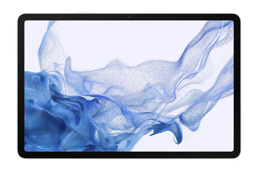 Samsung Galaxy Tab S8 Android-Tablet, 11-Zoll-LCD-Bildschirm, 128 GB Speicher, Qualcomm Snapdragon, S Pen inklusive, ganztägiger Akku, Ultraweitwinkelkamera, DeX Produktivität, Silber (Generalüberholt)