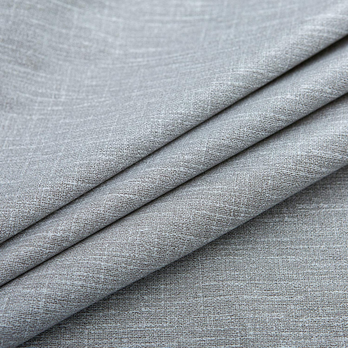 Runde Vinyl-Tischdecke von NLMUVW mit elastischem Rand und Flanellrücken, passgenaue PVC-Tischdecke, wasserdicht, abwischbar, für Picknicks, Partys und den Außenbereich, Hellgrau, 40–44 Zoll