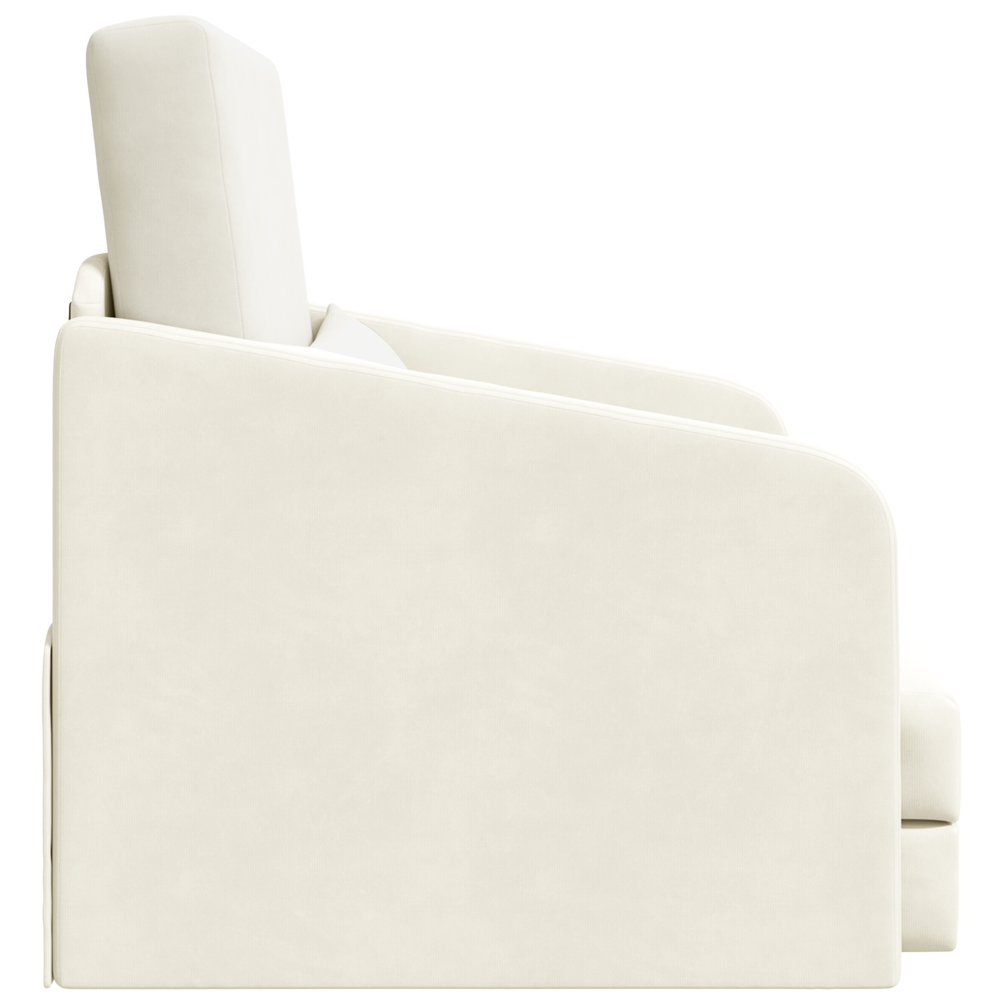 Schlafsofa Creme 65 x 80 x 83 cm Samt